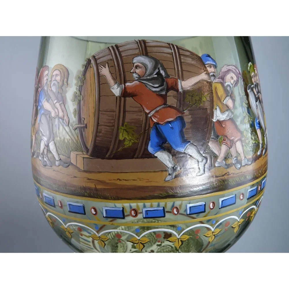 Huge c1880 Lobmeyr Bohemian Goblet
